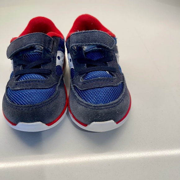 Toddler Saucony Jazz velcro shoe sz 5 - Picture 4 of 6